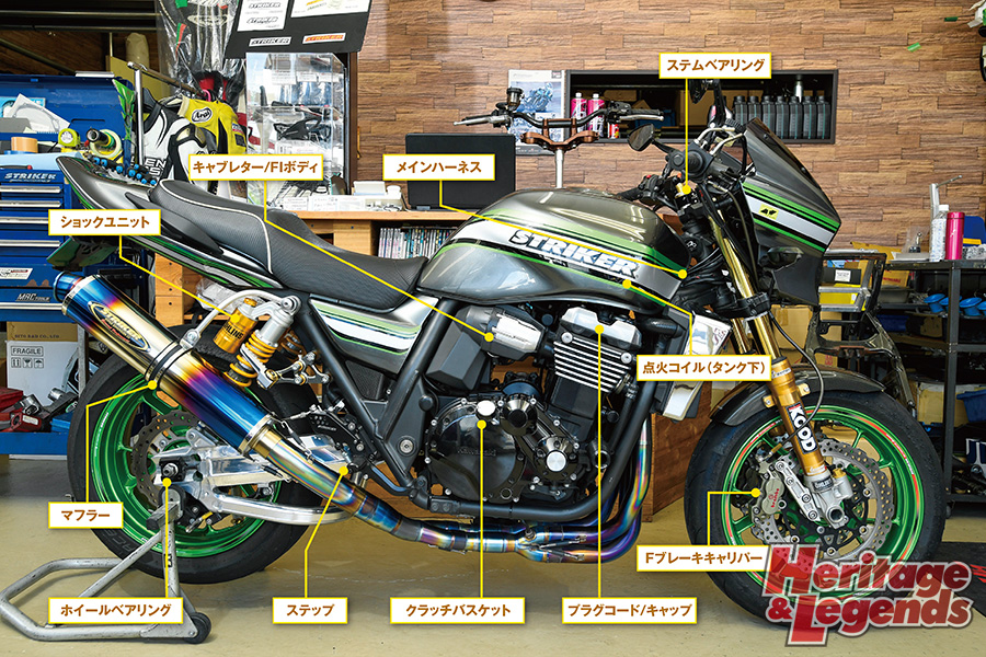 ZRX1100/1200/DAEGの整備とメンテナンスポイント06