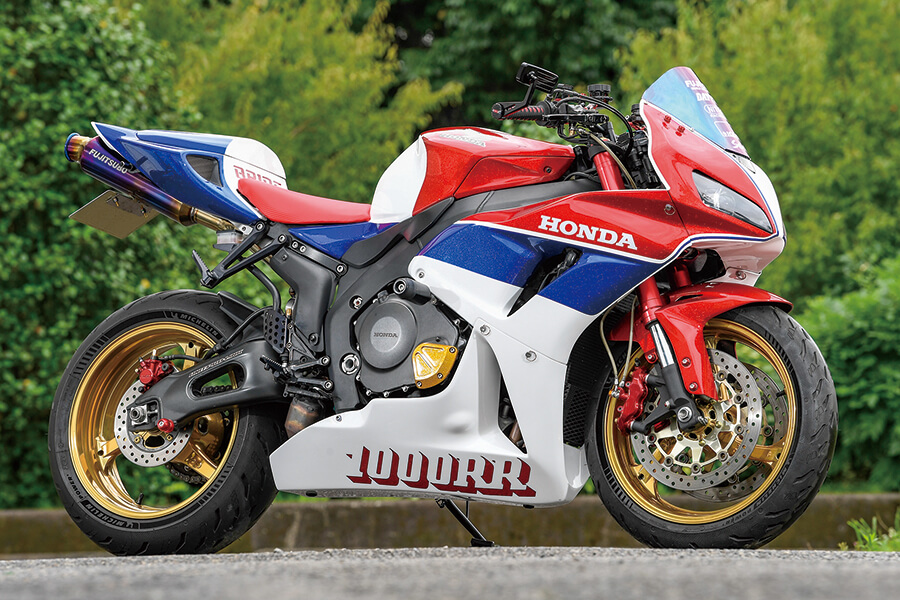 ホンダ HONDA CBR1000RR (SC57)後期 06-07 フェアリングキット カウルセット トリコロールカラー - オートバイ