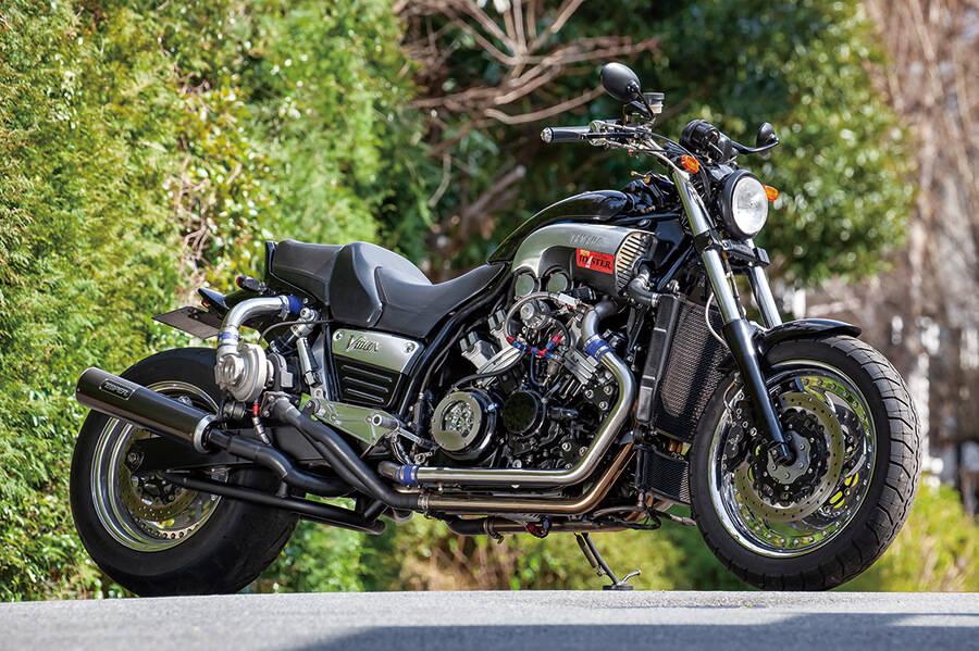 YAMAHA Vmax1700 サイドカバー 黒 v-max vmax - カウル、フェンダー、外装