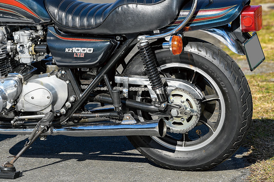 カワサキ　KZ1000LTD フロントホイール\u0026ディスク厚み