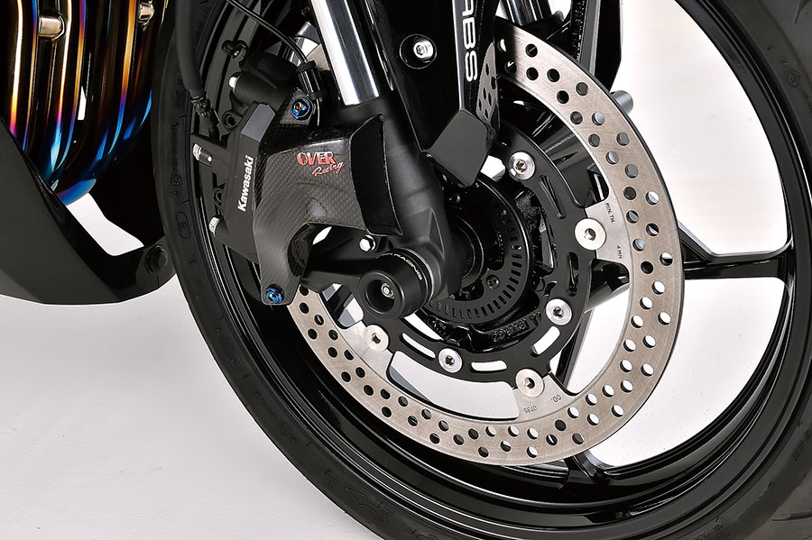 OVER RACING Kawasaki ZX-25R用Carbon フロントキャリパーダクト