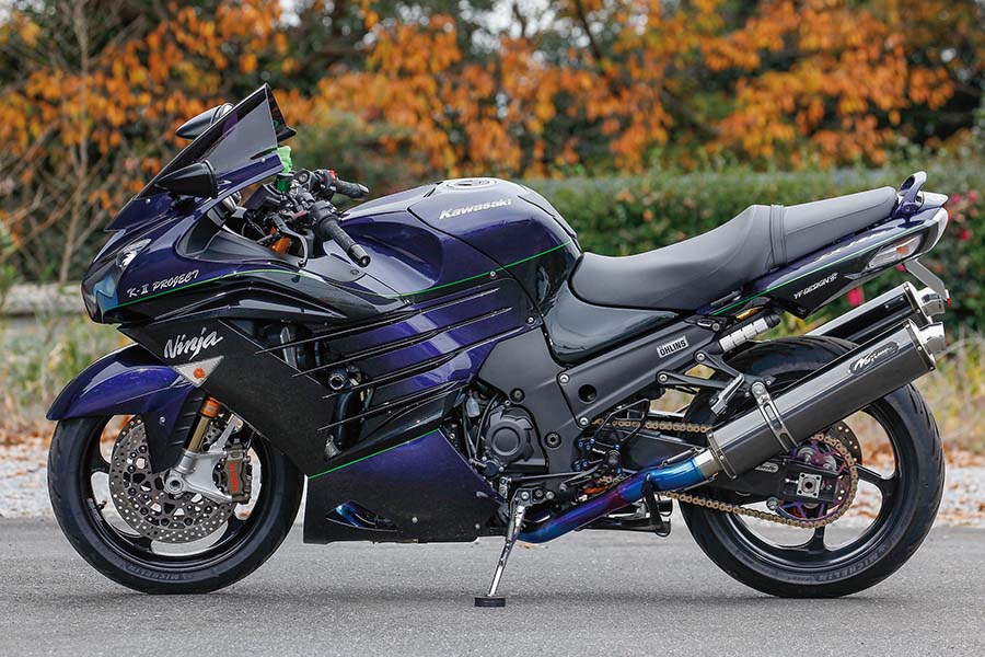 K-2プロジェクト Ninja ZX-14R（カワサキ ニンジャZX-14R）乗り手や環境の変化に合わせて楽しみ方も調整する【Heritage ...