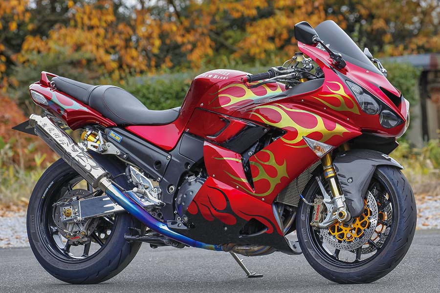 ZX-12R（ZXT20A-027）純正ダブルホーン左右セット☆作動OK!割れ変形無し！再生流用等に！倹ニンジャZRXゼファー